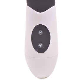 Black Silicone Penis G-Spot Vibrator ( Dual Motors )