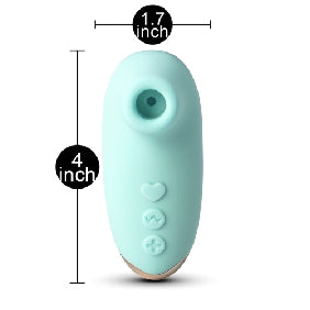 Green Color 10 Speeds Silicone Clitoral Sucking Stimulator