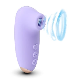 Blue Color 10 Speeds Silicone Clitoral Sucking Stimulator