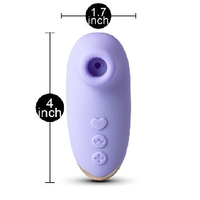 Blue Color 10 Speeds Silicone Clitoral Sucking Stimulator