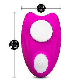 Remote Control 9-Speed PurpleColor Silicone Vibrator with Magnet ( Stick on Underwear )