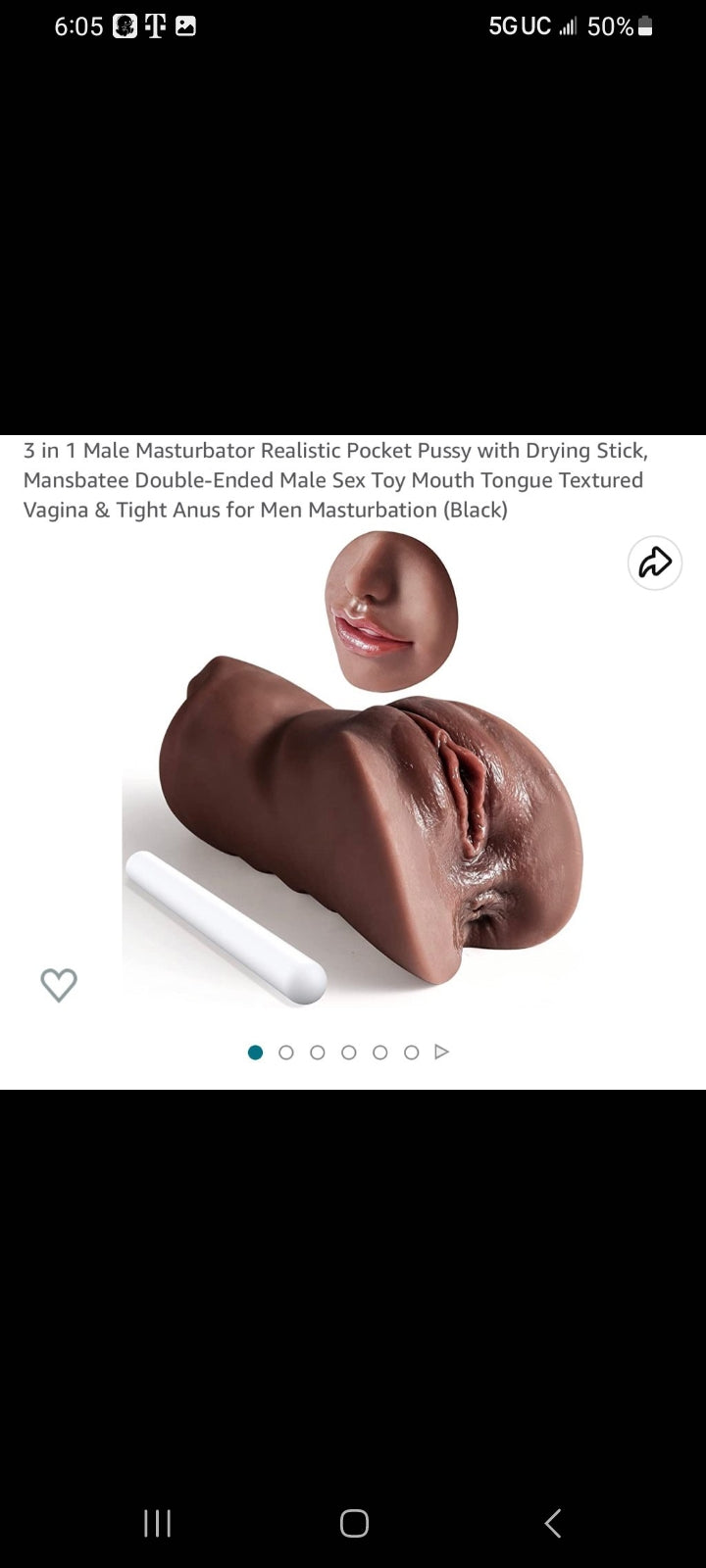 Hot 3 in 1 Male Masturbator Pocket Puss Mouth Anal Sex Toy for Men