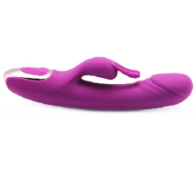 20-Speed Purple Color Silicone Rabbit Vibrator