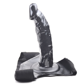 Black Color Hollow Strap On Dildo