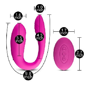 10 Speeds Pink Remote Control Rechargeable Clitoral and Couple Vibrato Choose Ur Pleasure 10 Speeds Pink Remote Control Rechargeable Clitoral and Couple Vibrato Choose Ur Pleasure